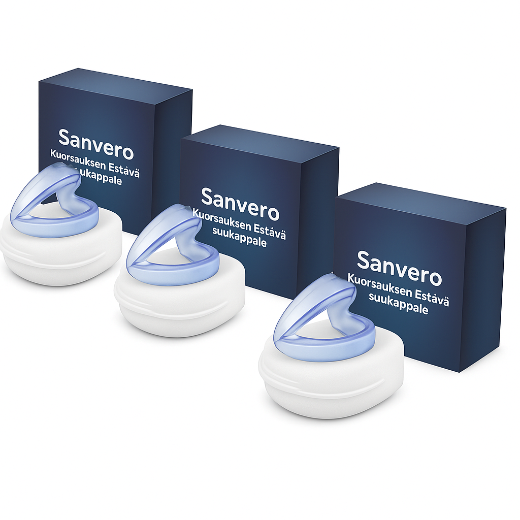 Sanvero kuorsauksenestolaite – universaali koko