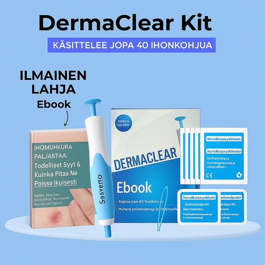 DermaClear Kit™ – Ei enää ihomuutoksia tai syyliä